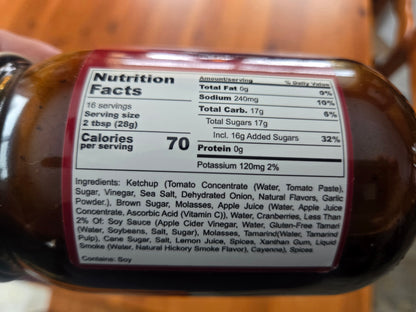 Bigfoot BBQ Sauce – Cranberry